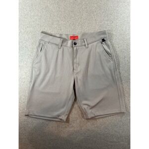 Halsey Sport Mens Golf Shorts Micro Stripe Performance Stretch Size 32 1244